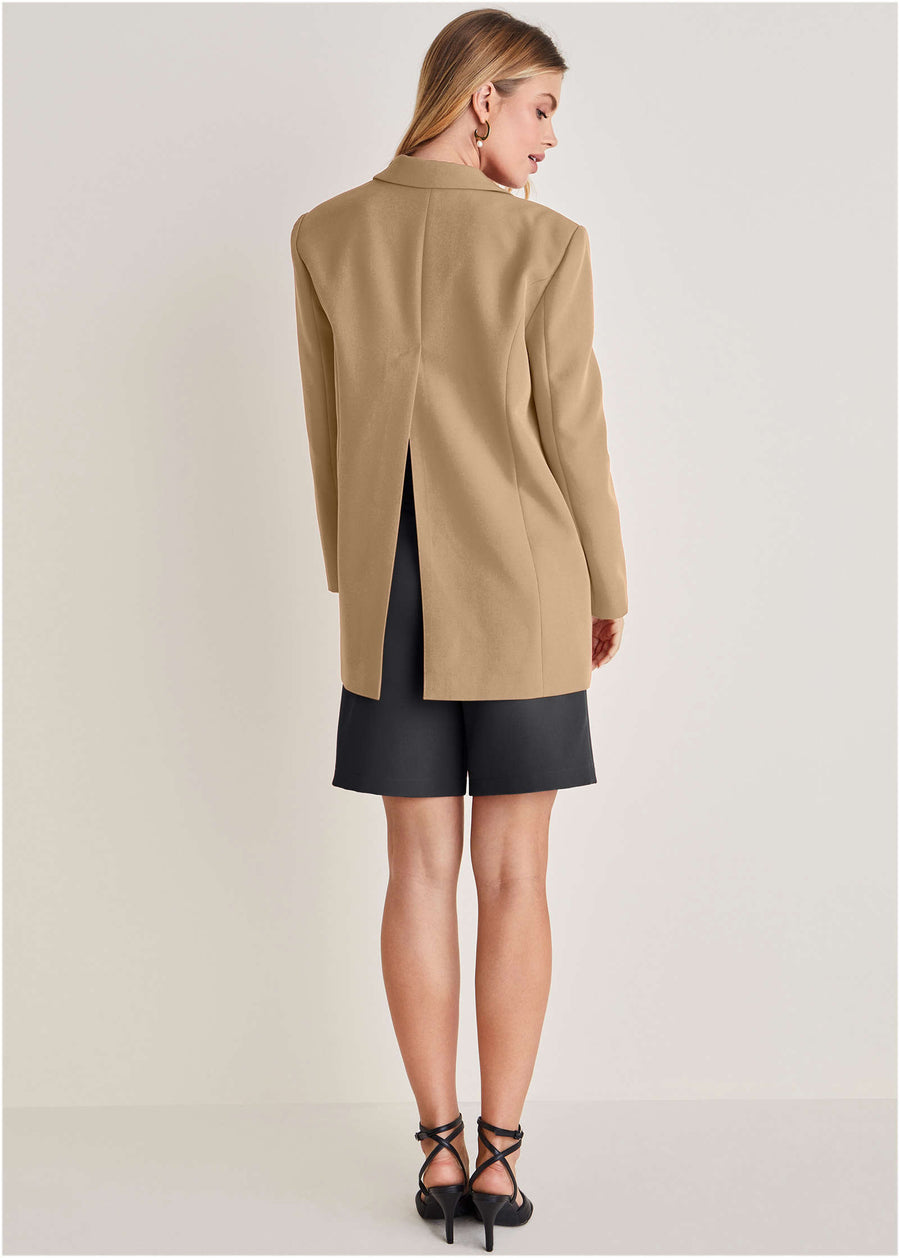 Oversized Blazer - Camel