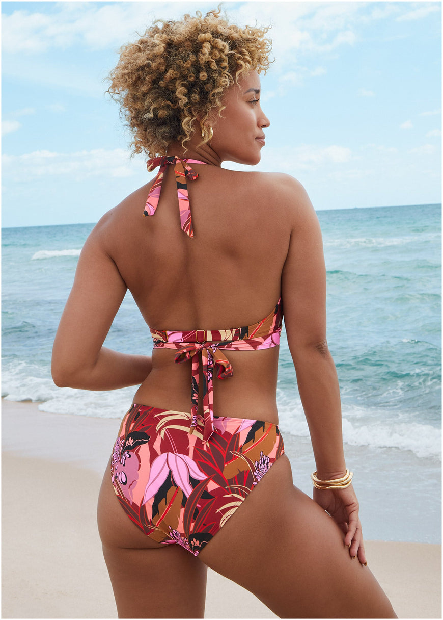 Fiji Moderate Bikini Bottom Exotic Floral – VENUS