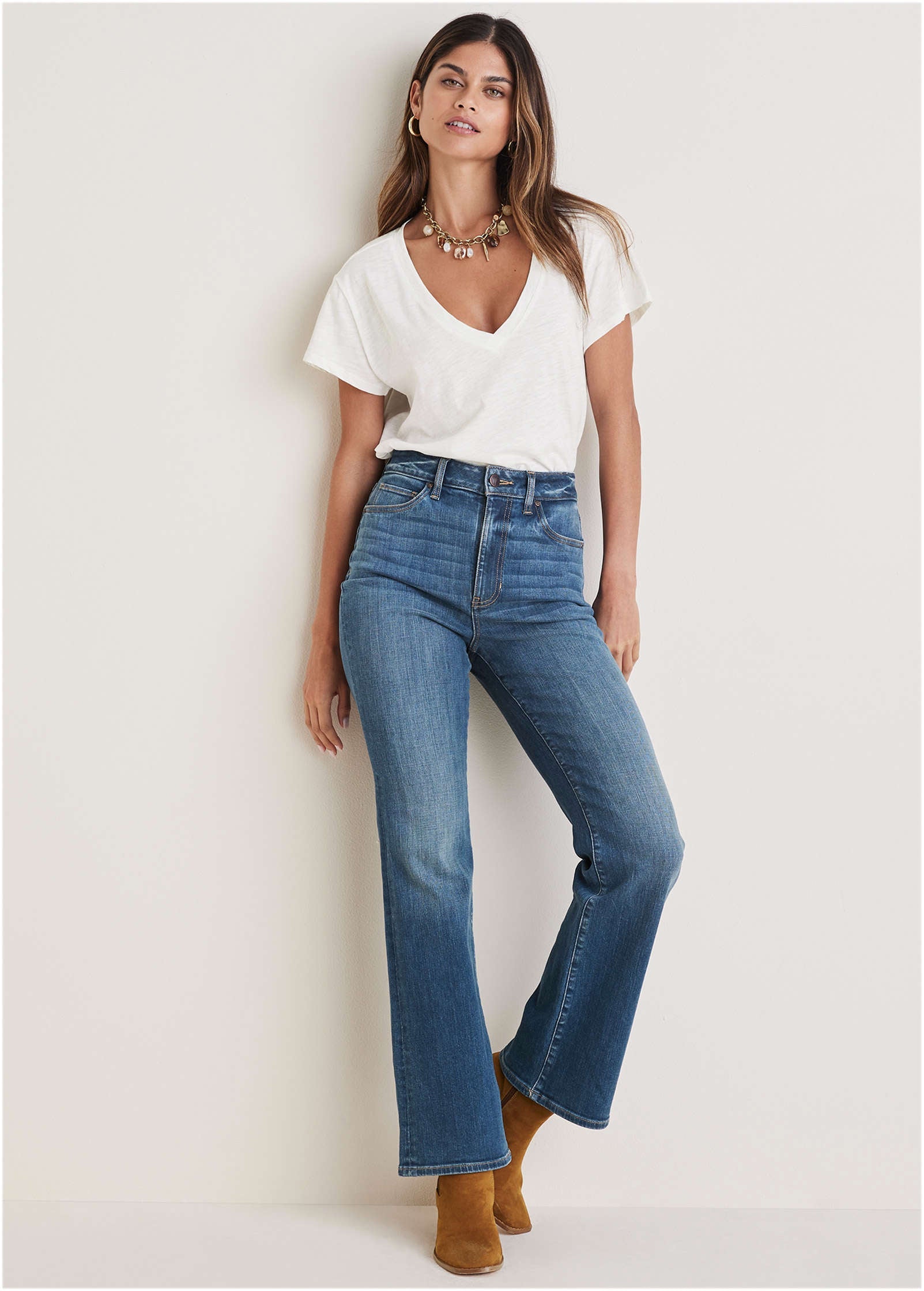 Penelope Modern Flare Jeans - Medium Wash – VENUS