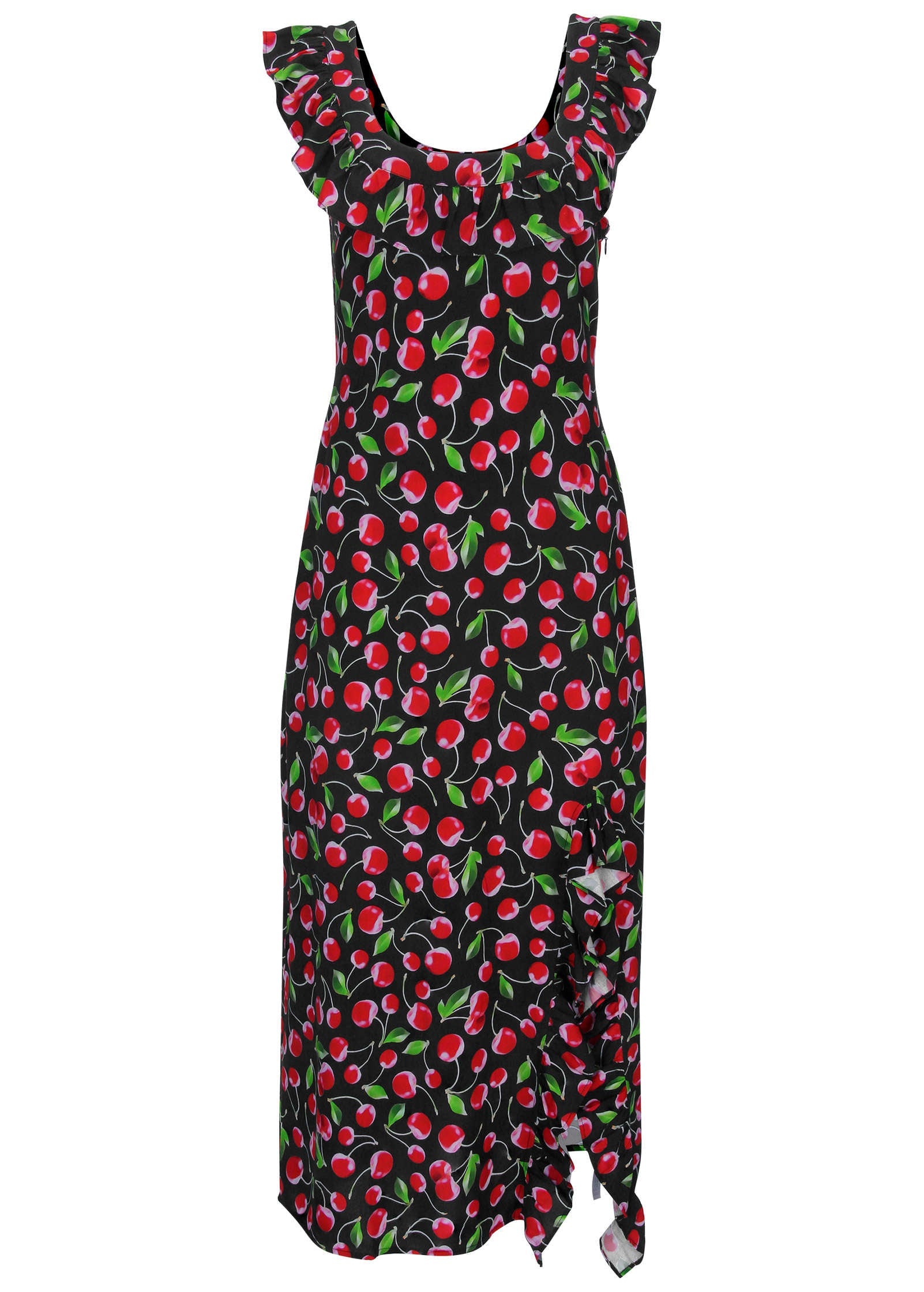 Ruffle Maxi Dress - Very Cherry – VENUS