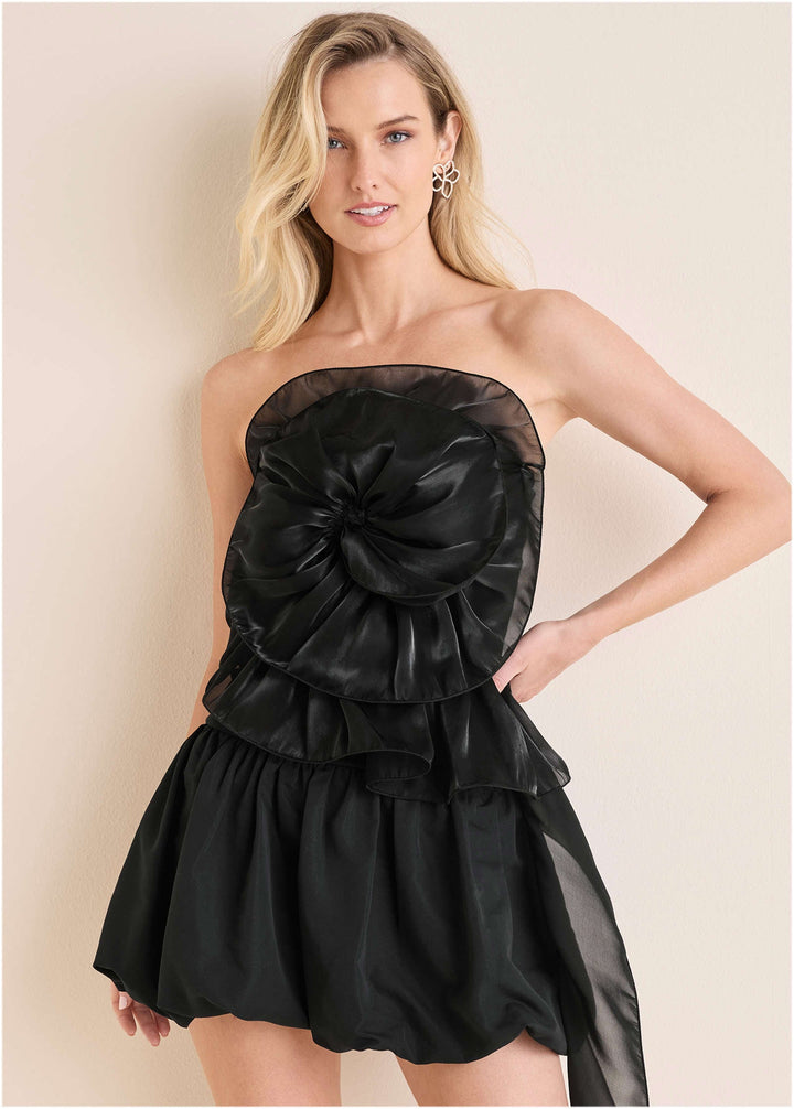 black dress bubble VENUS Rosette Mini | Jet Girl dress:12-18 months low skirt shape and gg-bs-us-10-20 Buy Beige A Line