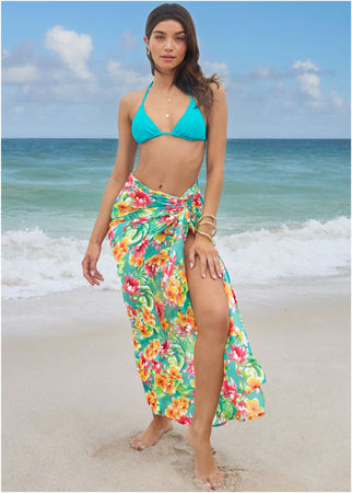 Pareo Cover Up Highlighted Tropic