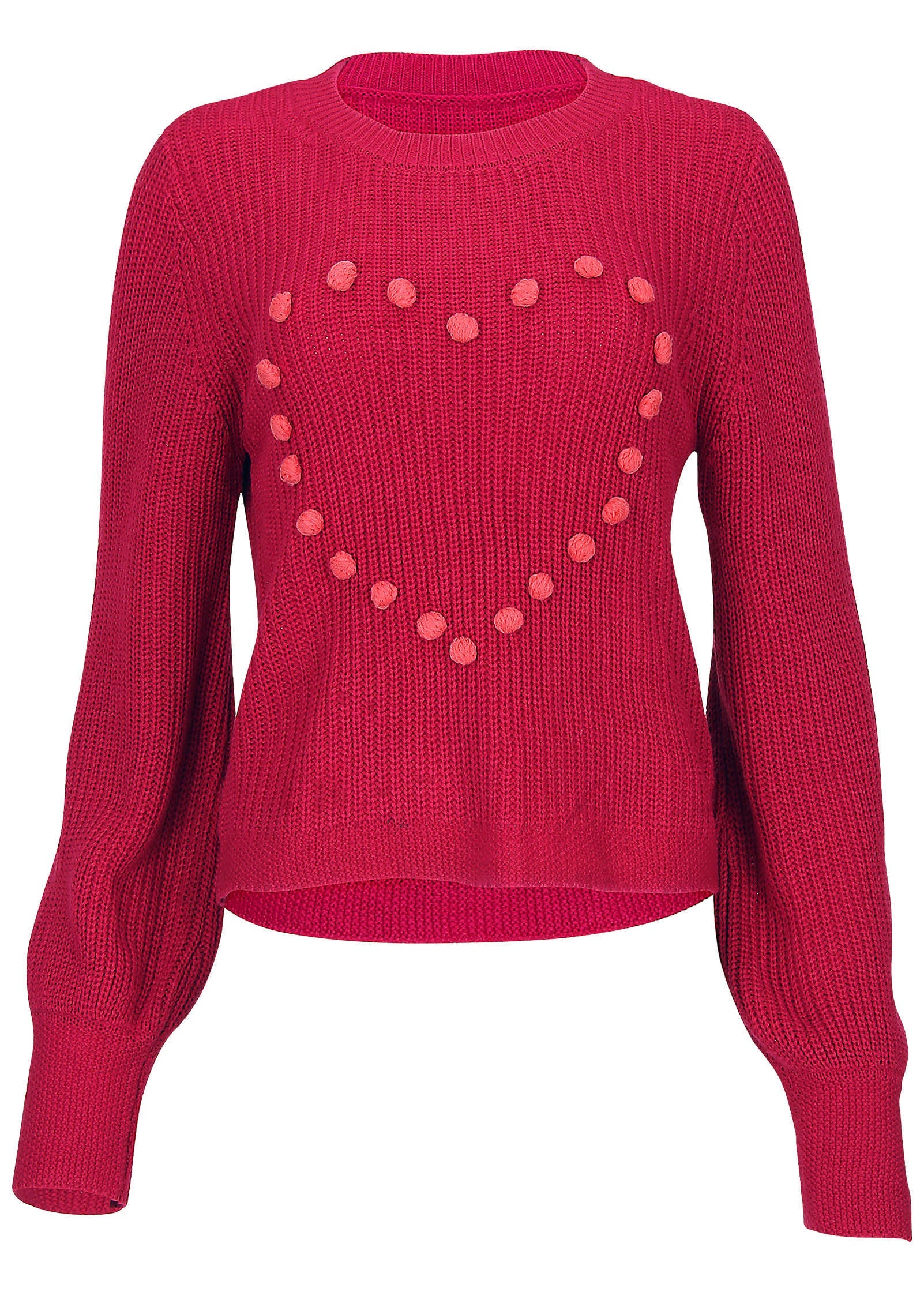 トップス JIMWAG Wanna open heart knit Heart Sweater - Granita – VENUS