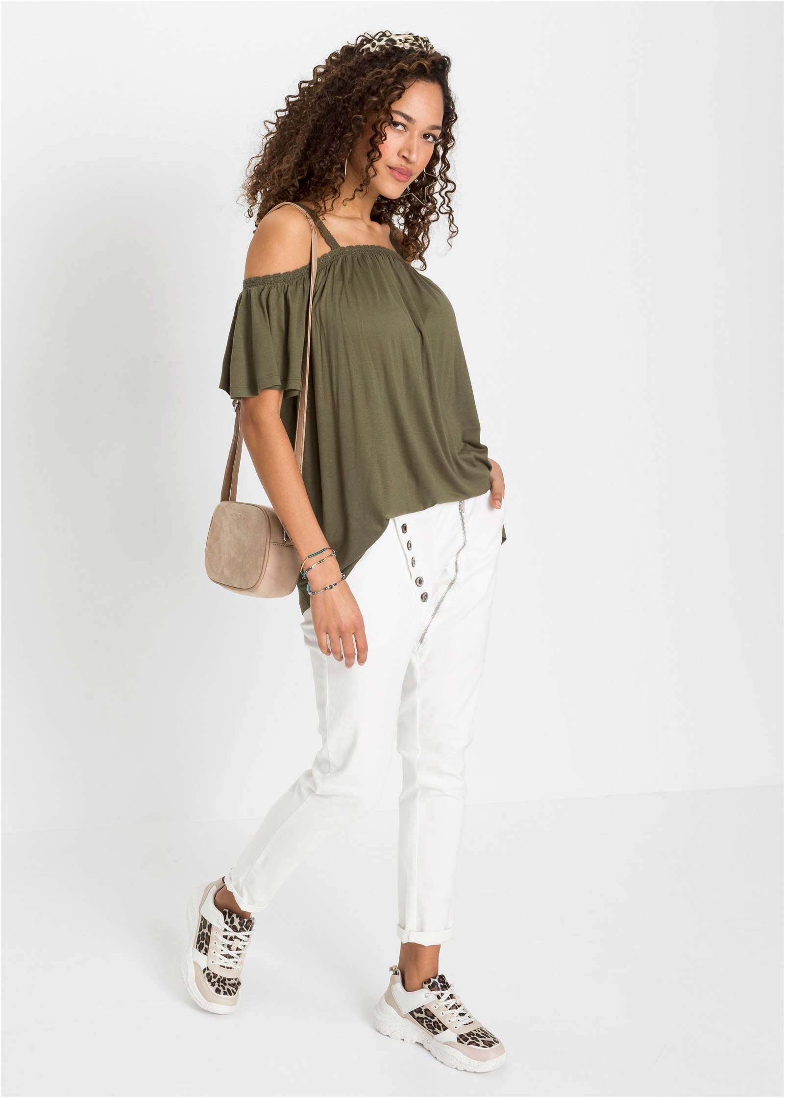 venus ruffle off the shoulder top