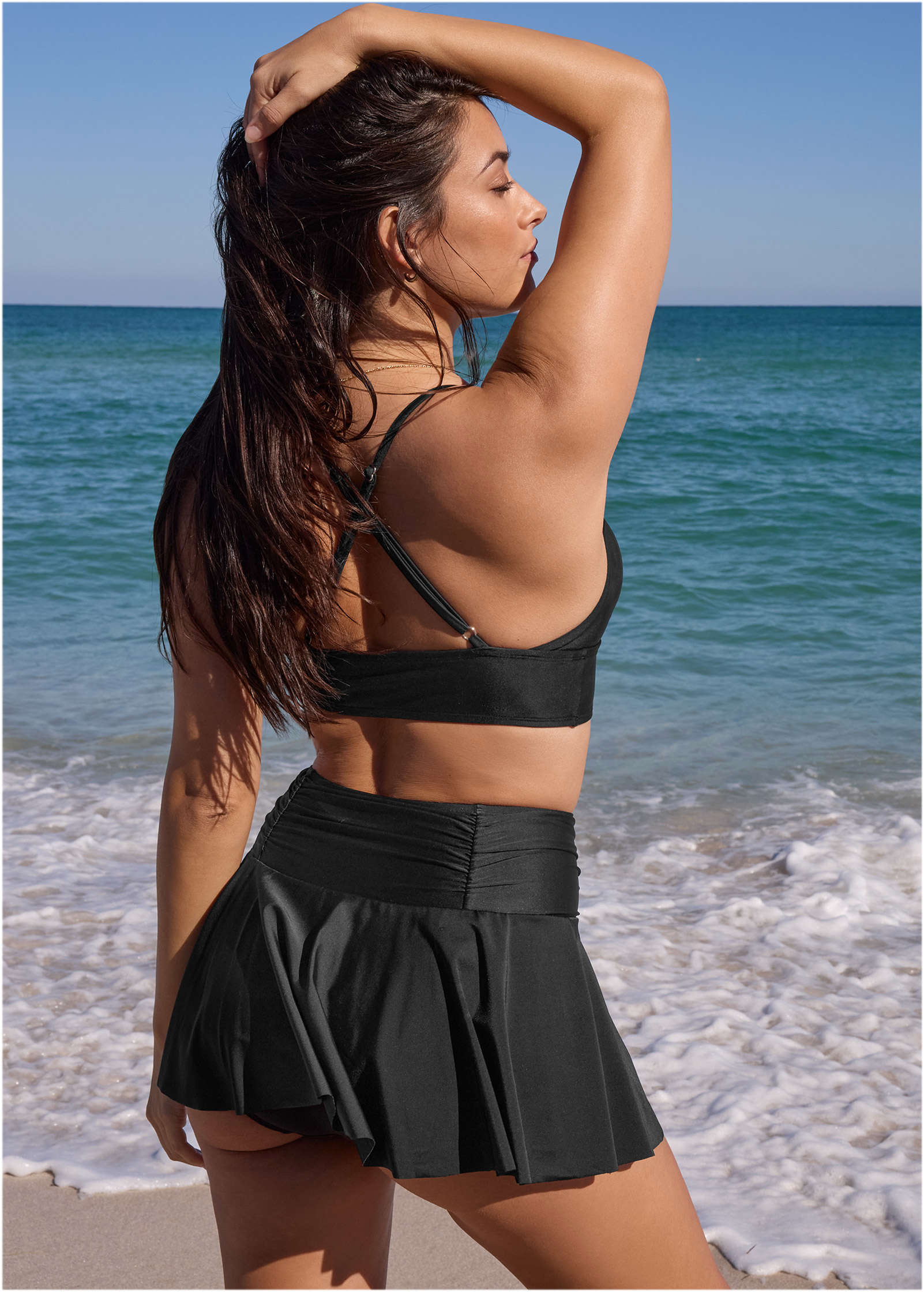Bimini Long Line Top - Jet Black – VENUS