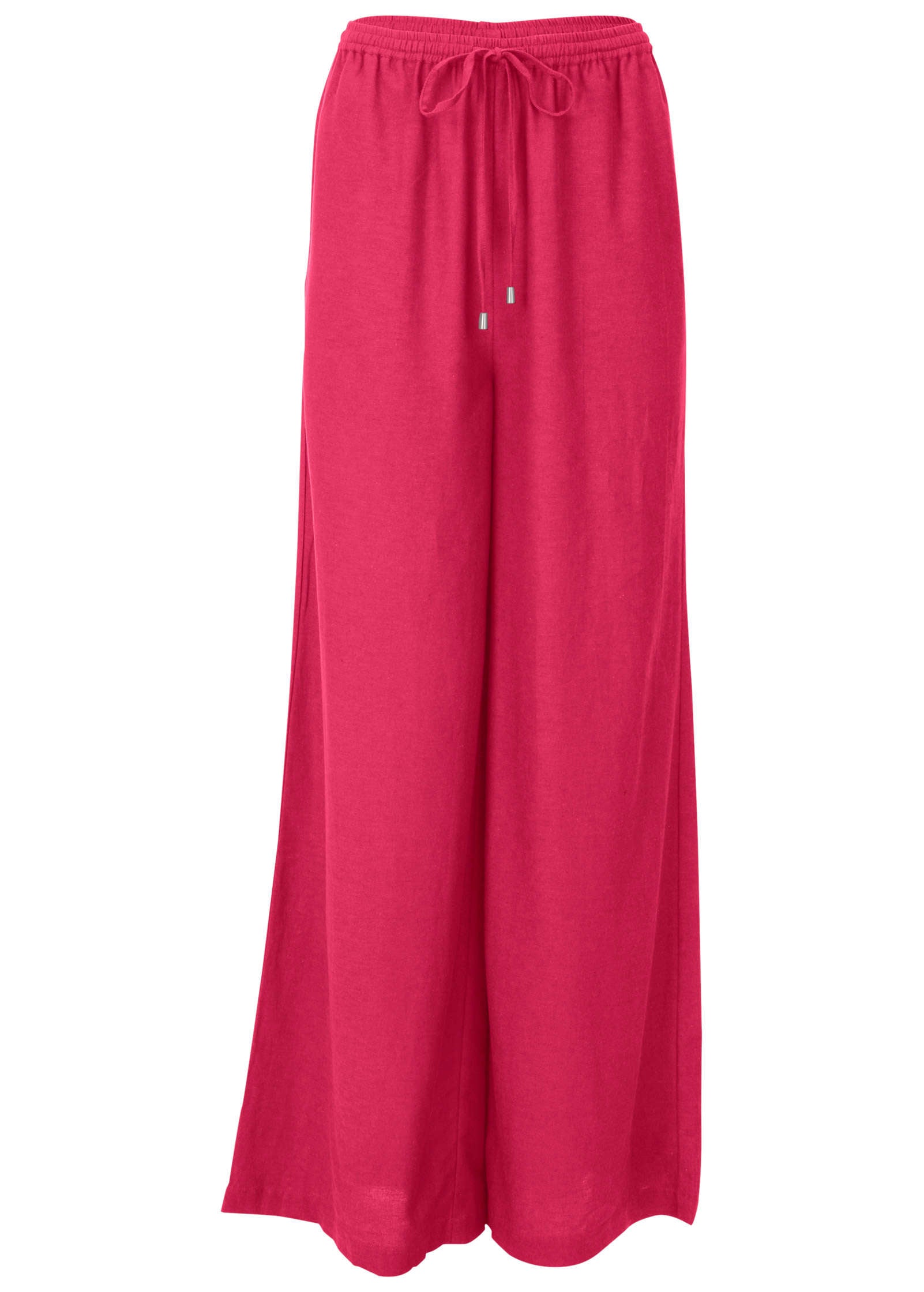 Linen Wide Leg Pant - Azalea – VENUS