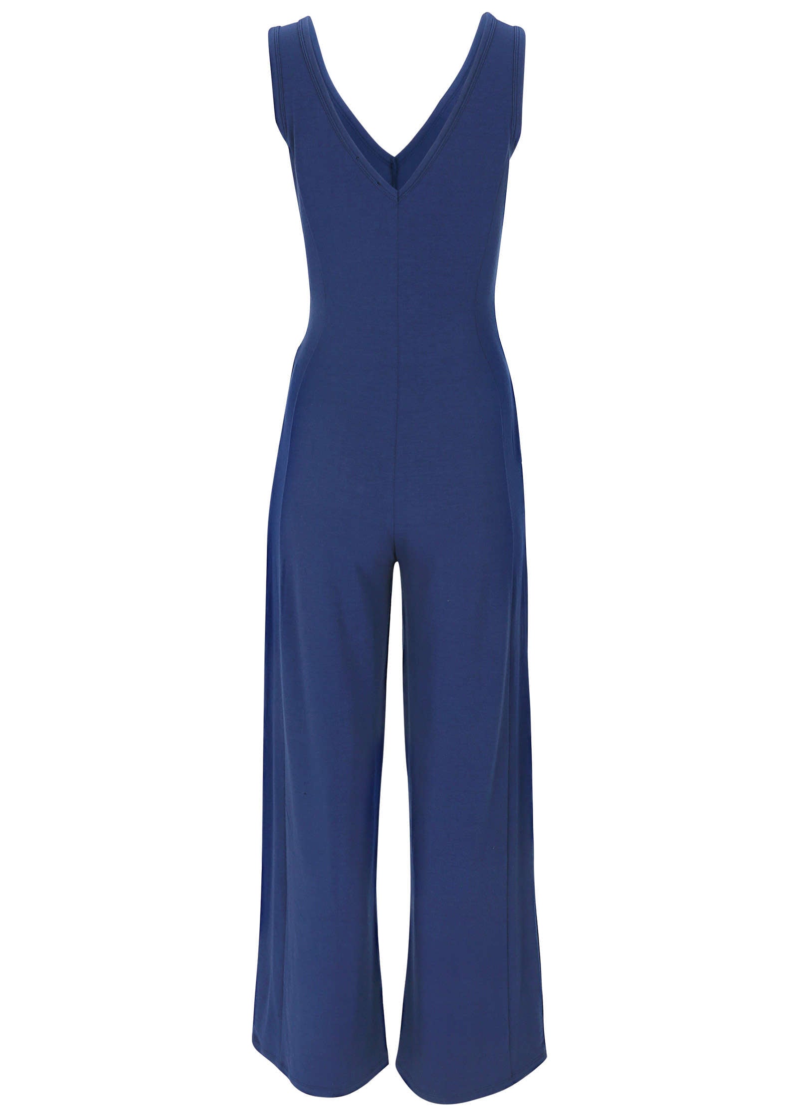 Relaxed V-Neck Jumpsuit - Jet Black – VENUS