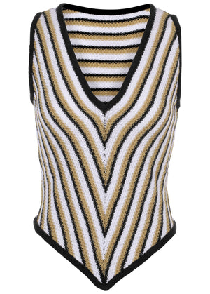 Stripe Tank Top - Natural Multi - thumbnail-2