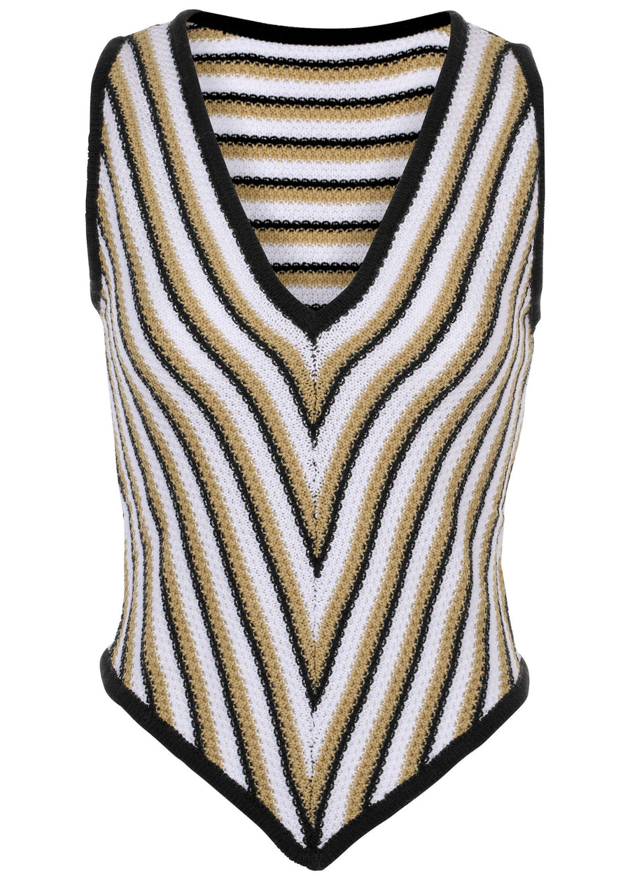 Stripe Tank Top - Natural Multi