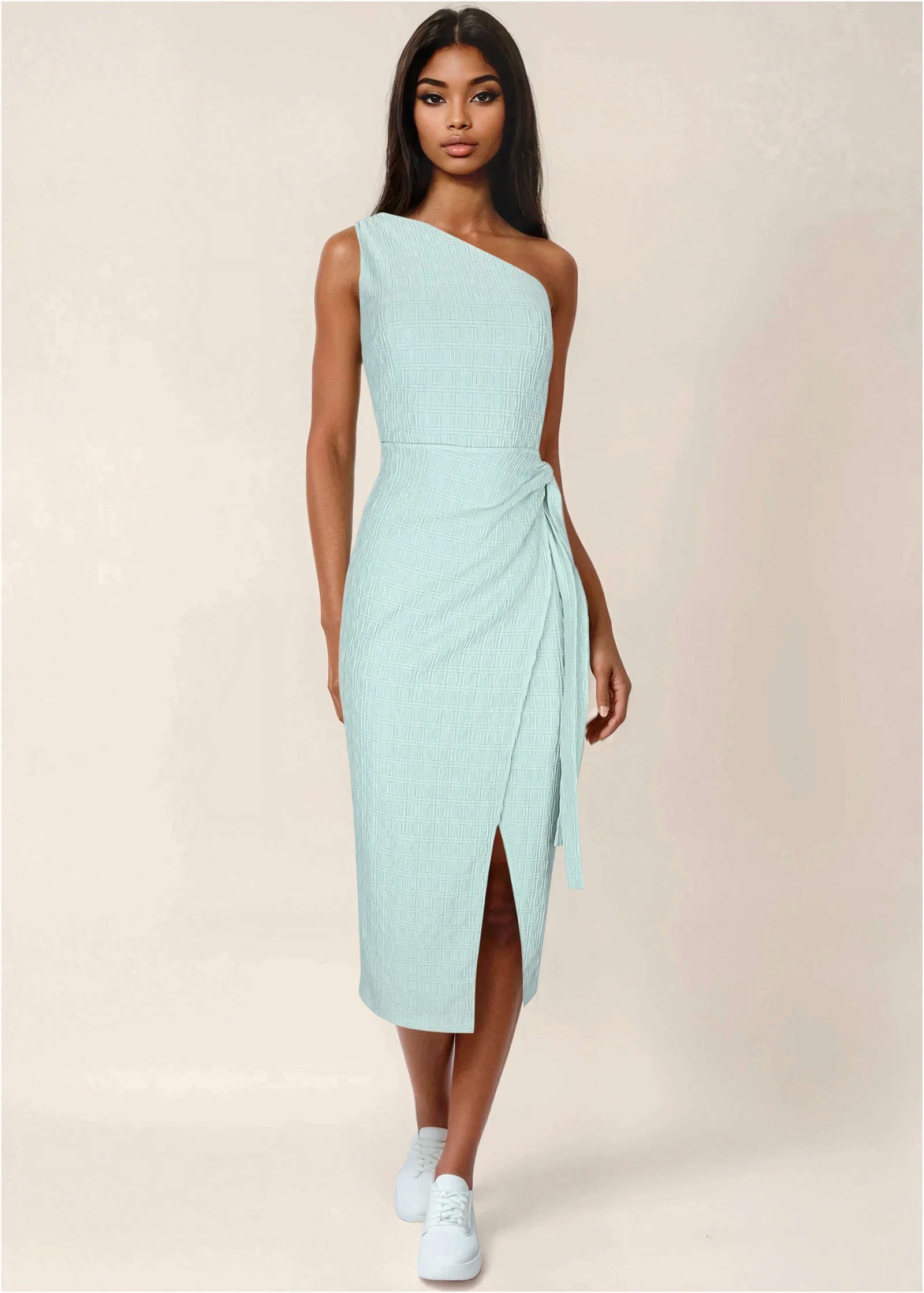 Tie Side Maxi Dress - Dusty Mint – VENUS