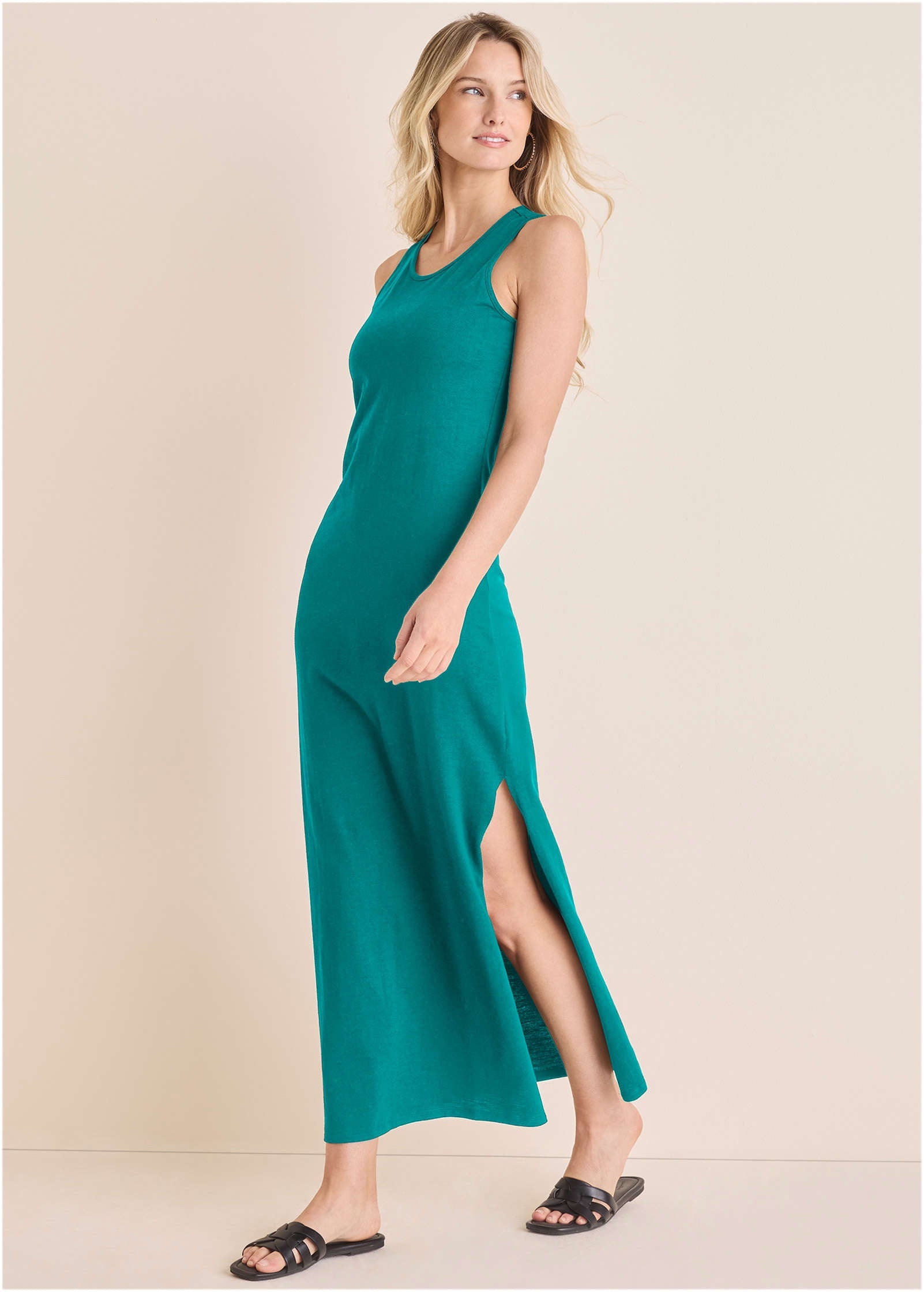 Tank Maxi Dress - Tropical Green – VENUS