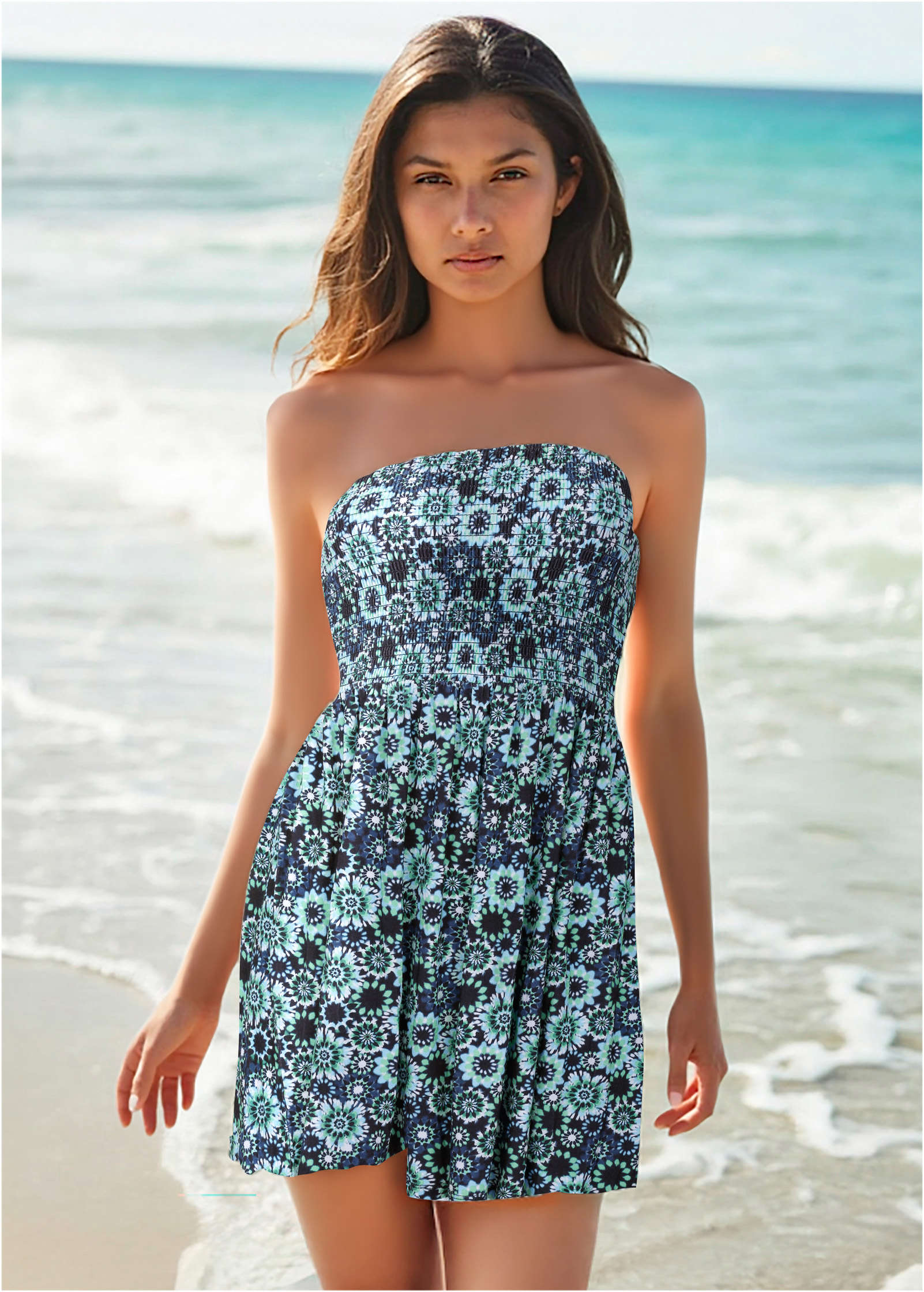Convertible Cover-Up Dress - Cool Kaleidoscope – VENUS
