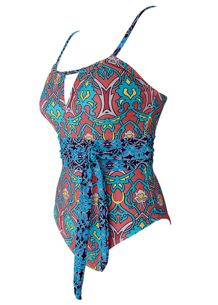 Belted One-Piece - Sea Escape