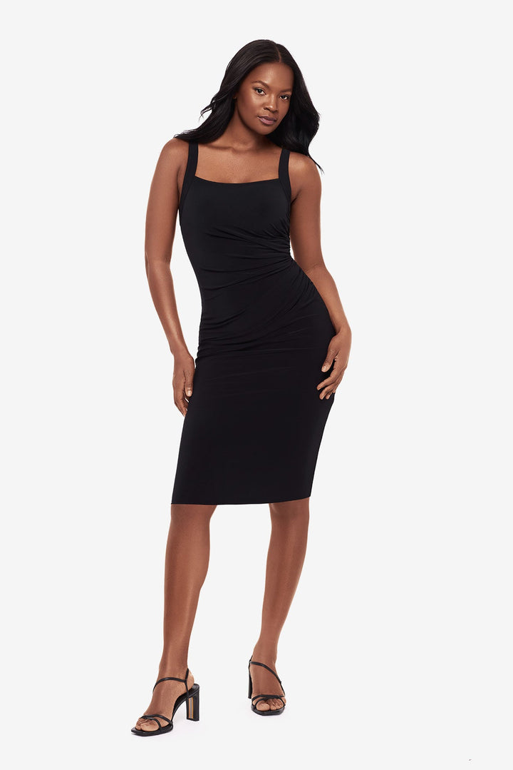 venus black dress Linen Cutout Maxi | Jet Make an entrance (and an exit) in the open back maxi dressa stunning mix of chic and sultry Petal and Pup Women's Venus