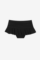 Black swim skirt