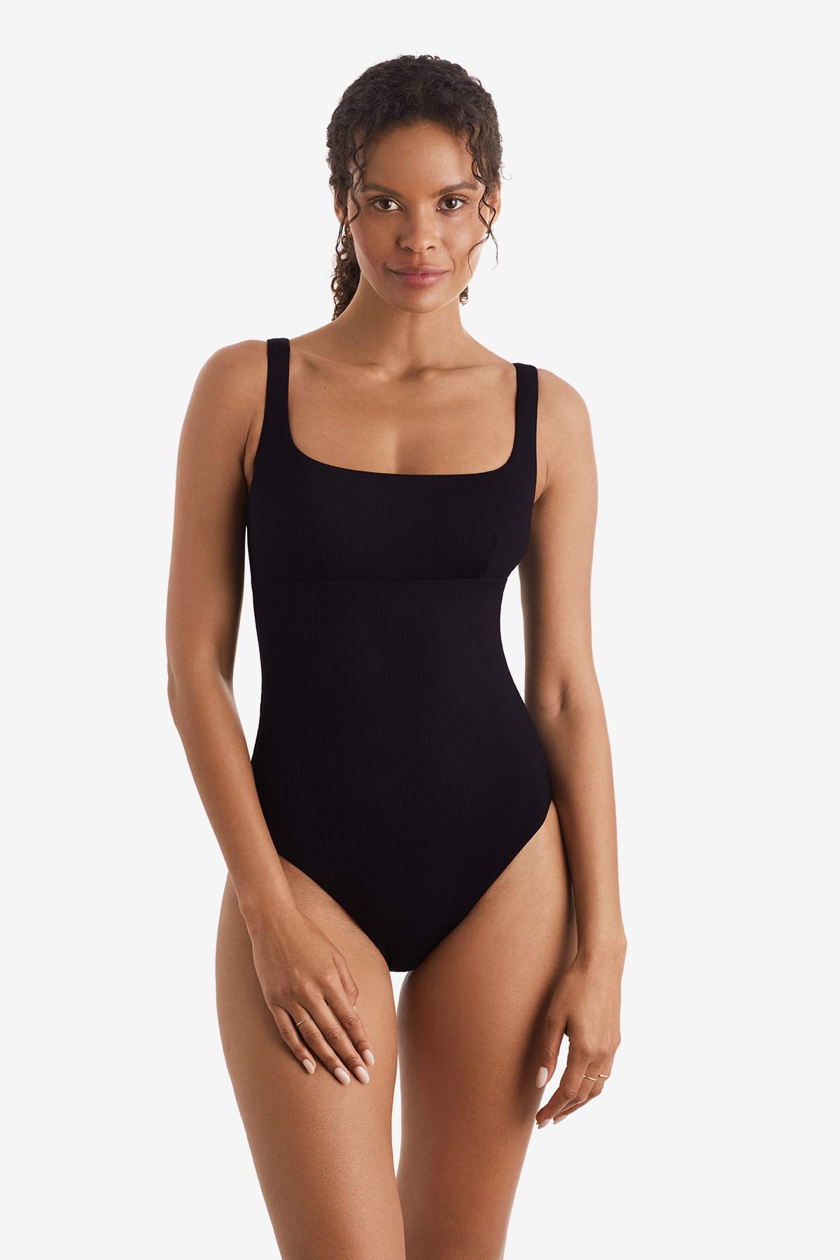 Mimi Flamingo Lido Rib Harper One Piece – VENUS
