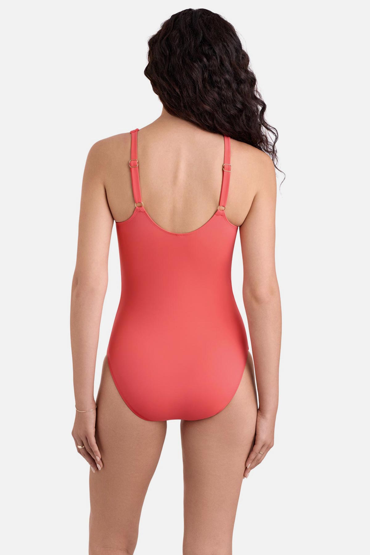 Shape Solver Kayla Ruffle Underwire One Piece Coral – VENUS