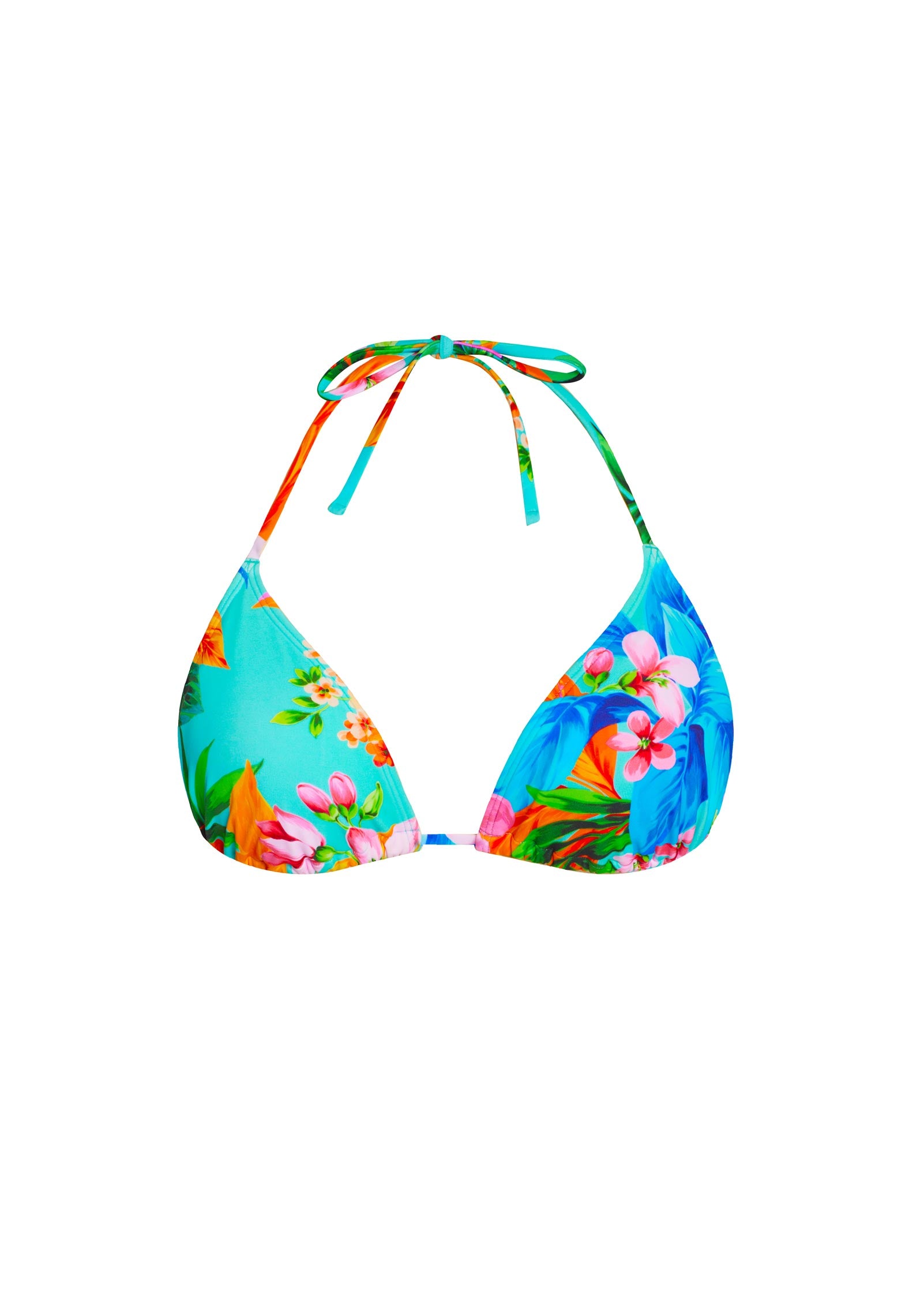 竹とヴィ－ナス Getaway Glitz Bikini Top - Pink Multi – VENUS