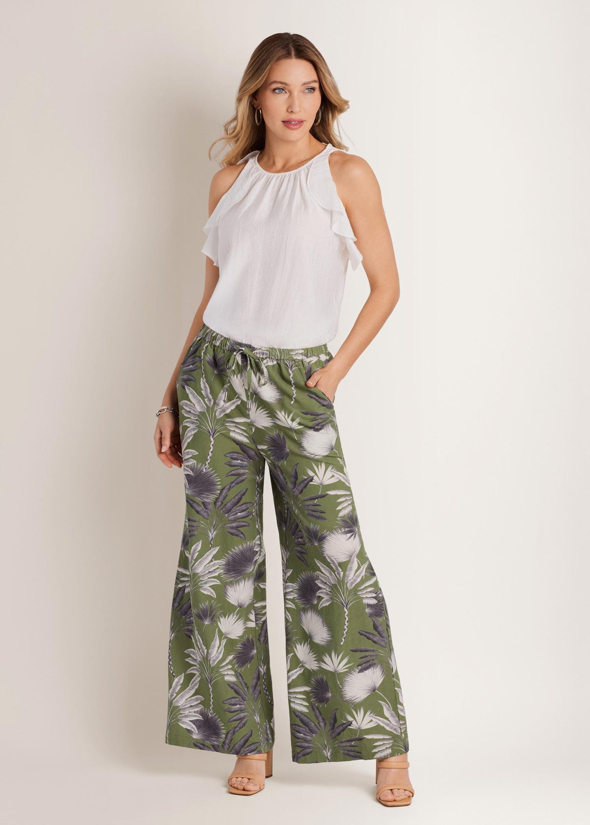 Txtrd Ruffle Top Textured Ruffle Halter Top – VENUS