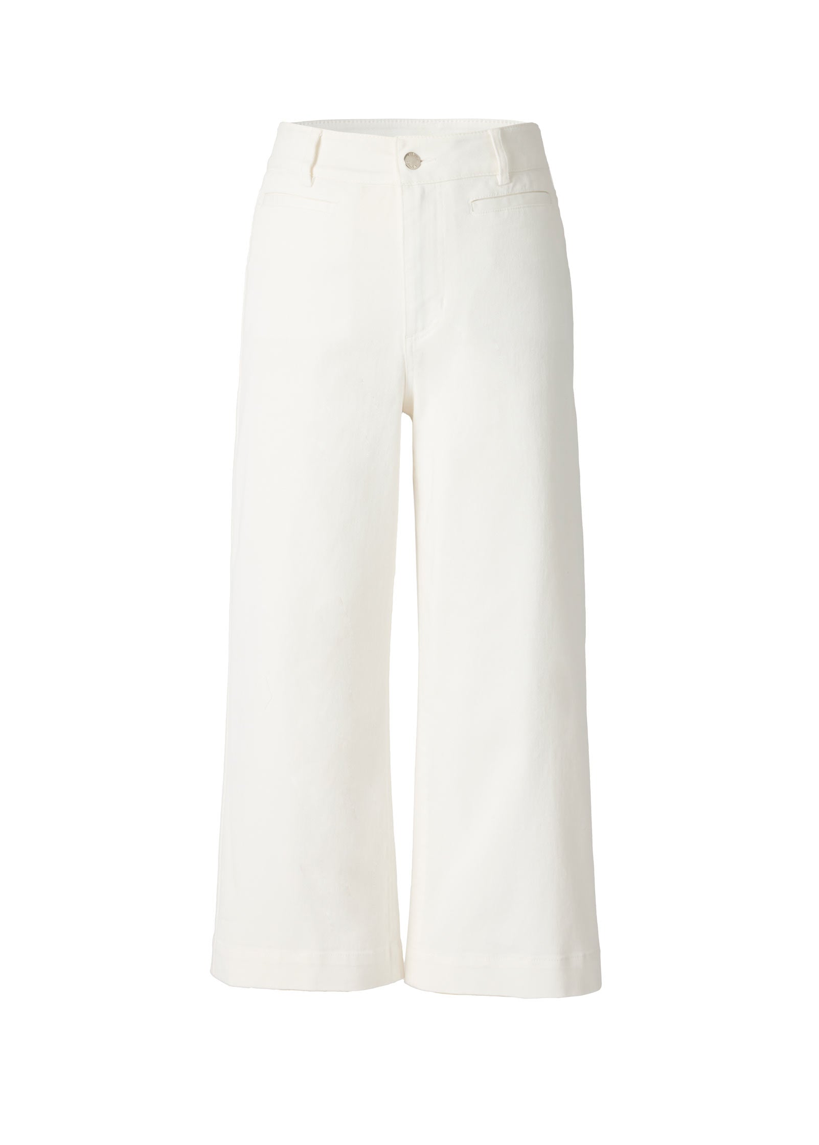 Venus Sofia Wide Leg Crop Jean White Denim – VENUS