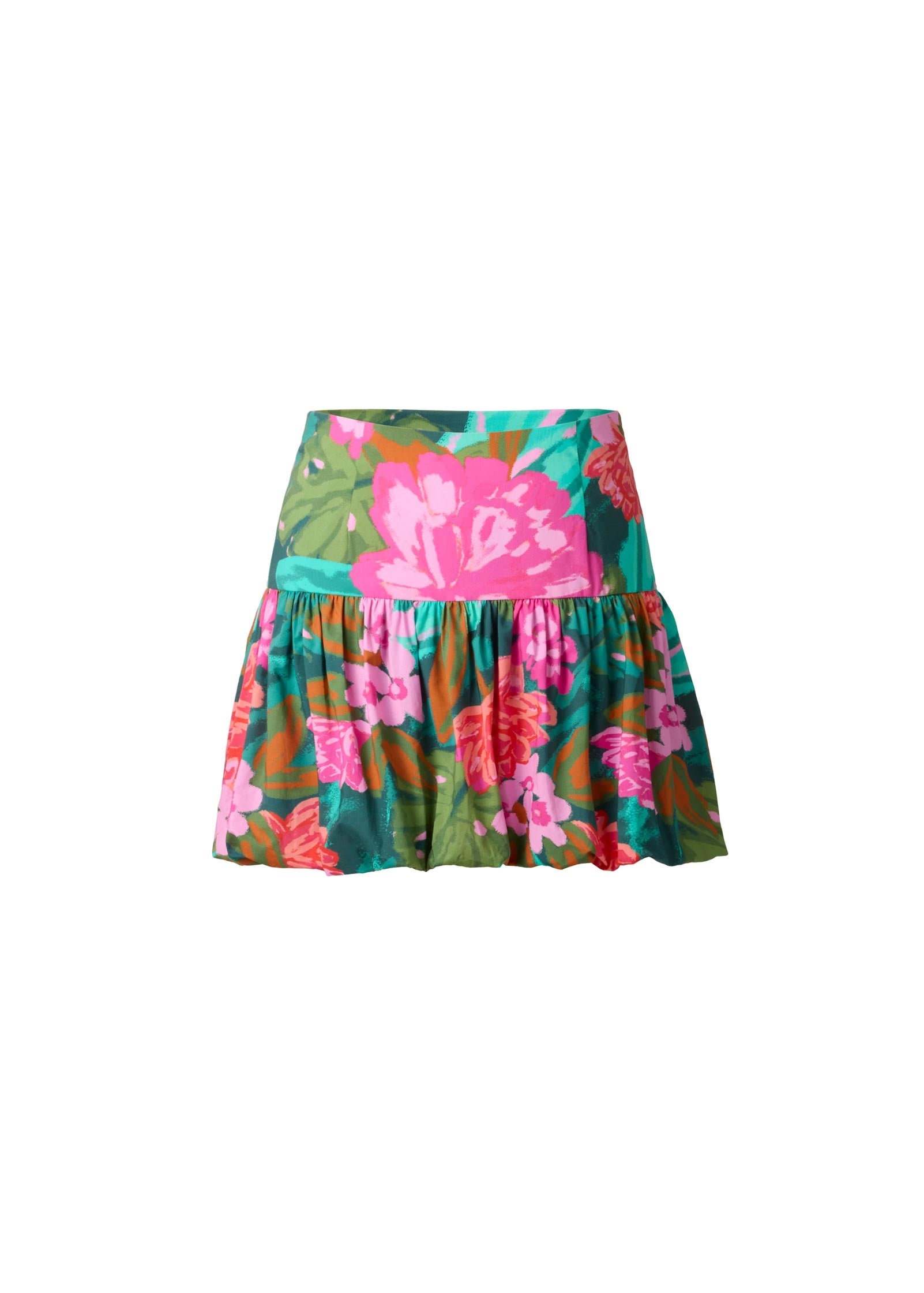スカート Bubble Mini Skirt Venus Bubble Mini Skirt Tropic Bouquet – VENUS