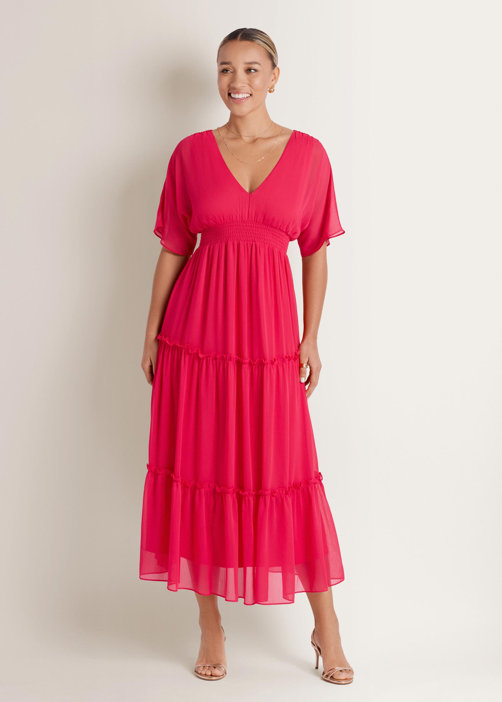 red maxi dress plus size YOURS LONDON Burgundy Sequin V-Neck Back zipper Plus Size Red Dresses |