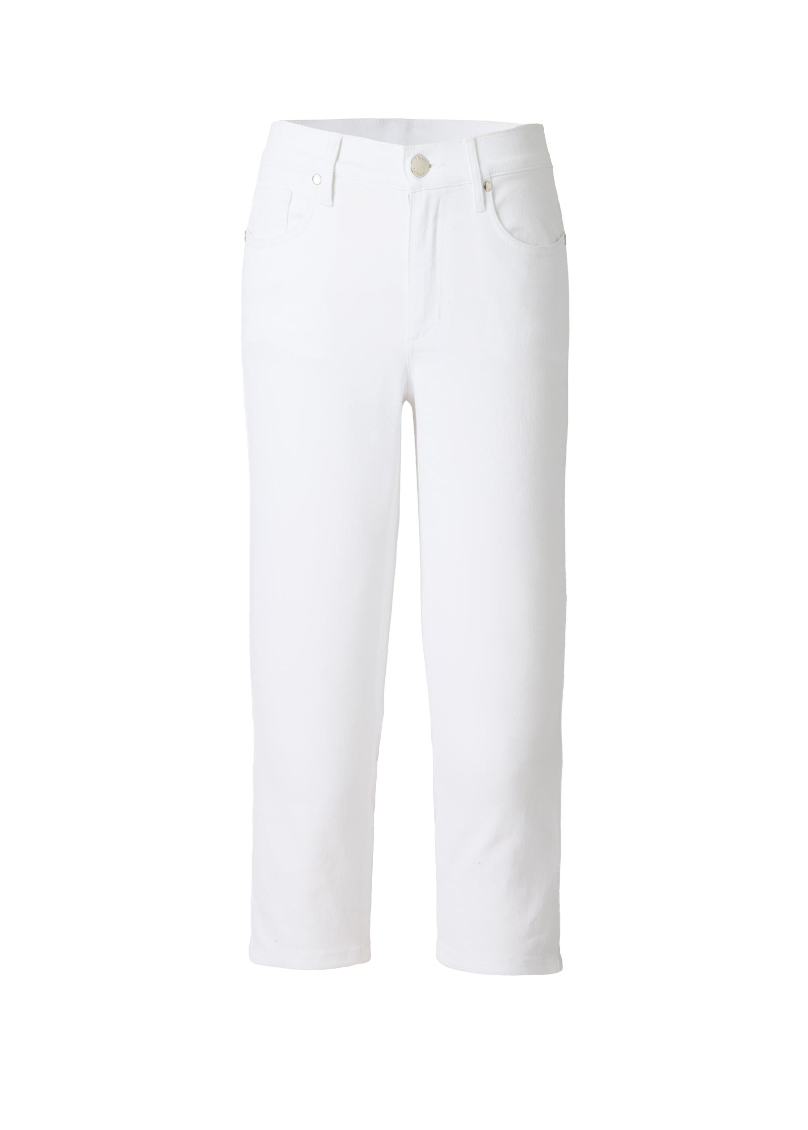 Venus Cindy Capri Jean White Denim – VENUS