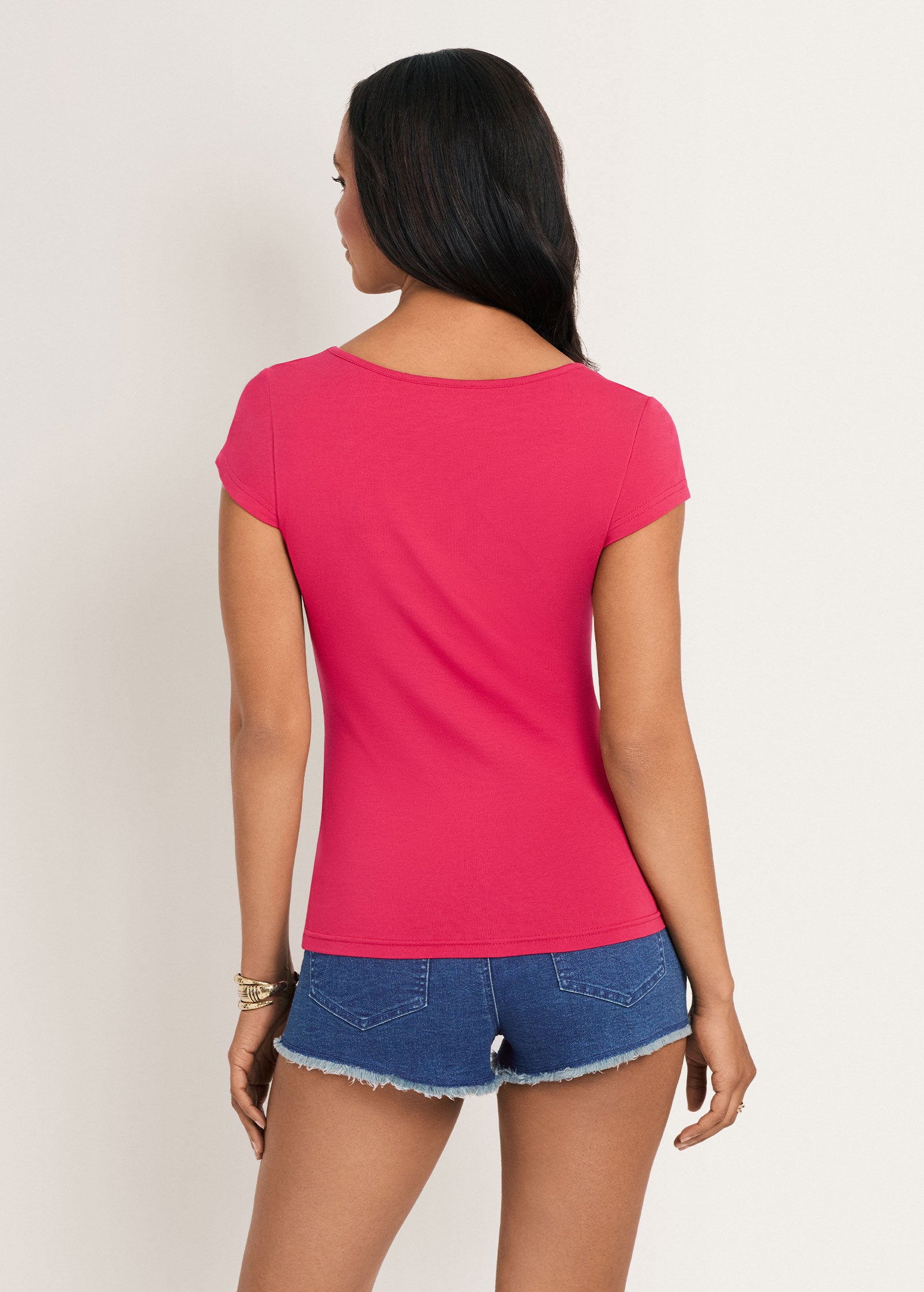 Venus Square Neck Top Persian Red – VENUS